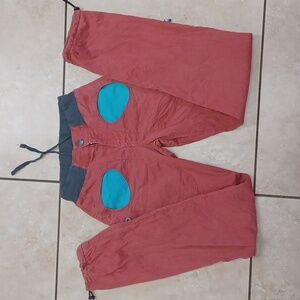 E9 Women's Brick Red Onda Story Climbing Pants, Size S